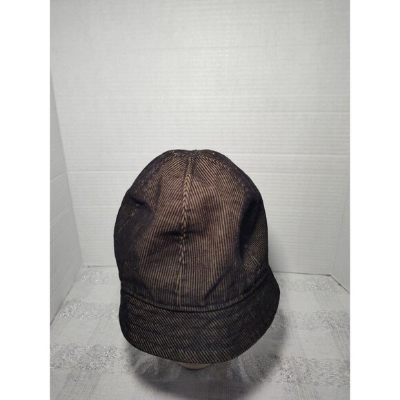 Corduroy Hat Cap Bucket Brown Womens Medium Casual Monochromatic Adult Casual - Picture 2 of 8